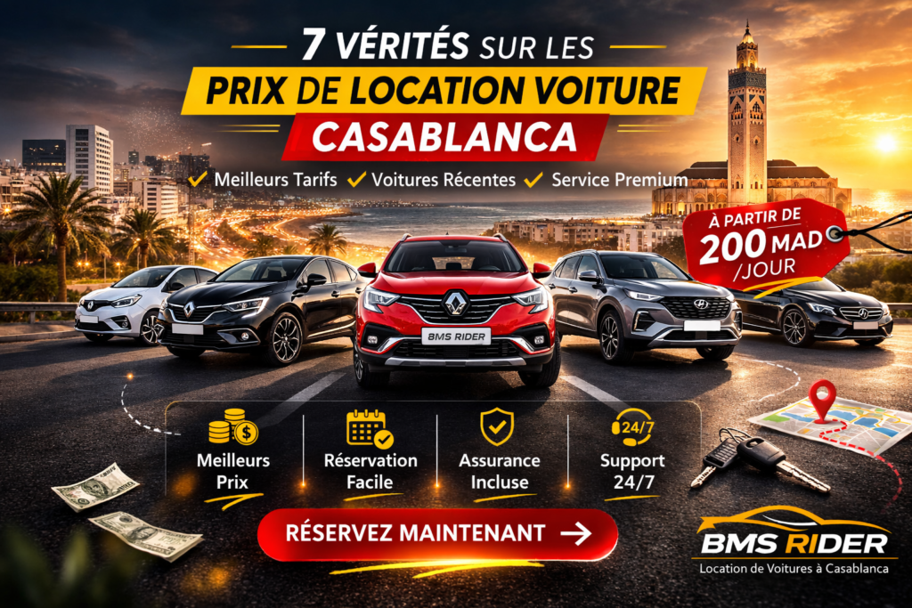 prix location voiture Casablanca