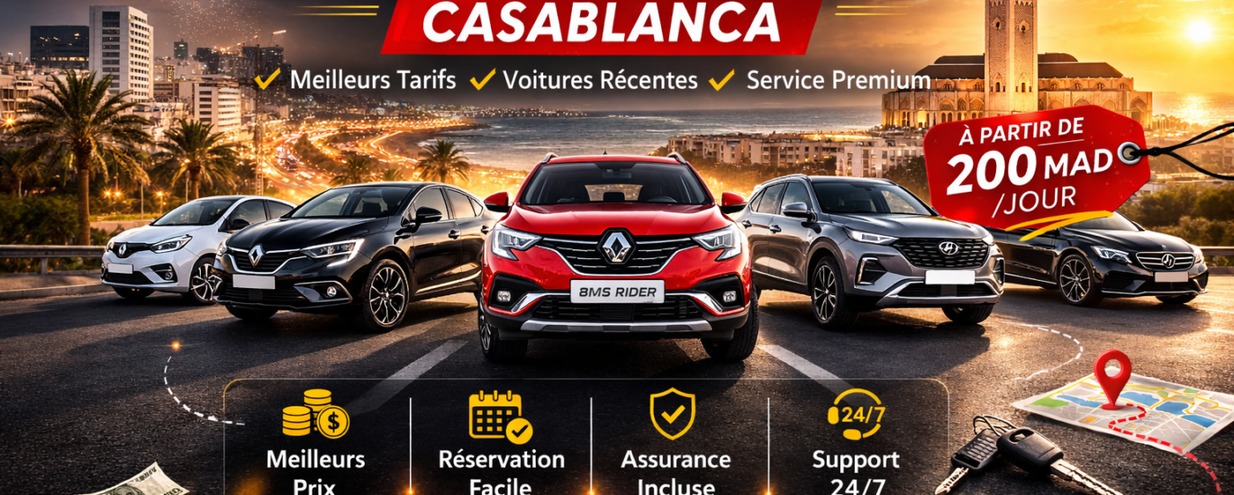 prix location voiture Casablanca